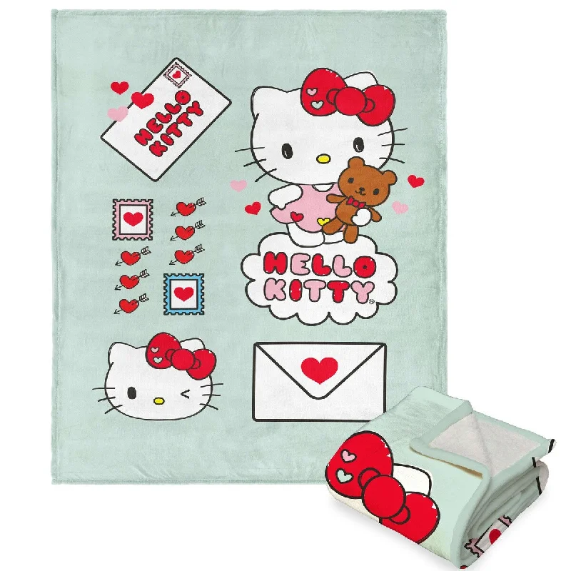 Recycled polyester blankets for an eco - conscious optionRecycled polyester blankets for an eco - conscious optionSanrio Hello Kitty Send My Love Silk Touch Sherpa Throw Recycled polyester blankets for an eco - conscious optionRecycled polyester blankets for an eco - conscious optionSanrio Hello Kitty Send My Love Silk Touch Sherpa Throw