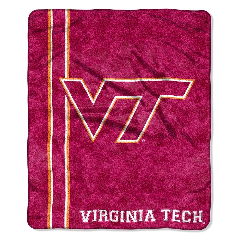 Linen blankets with a rustic and textured lookLinen blankets with a rustic and textured lookVirginia Tech Sherpa Throw Blanket