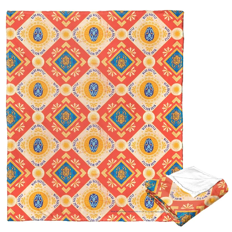 Silk blankets with a smooth and elegant touchSilk blankets with a smooth and elegant touchWarner Brothers Blue Beetle Blue Beetle Pattern Silk Touch Throw Blanket