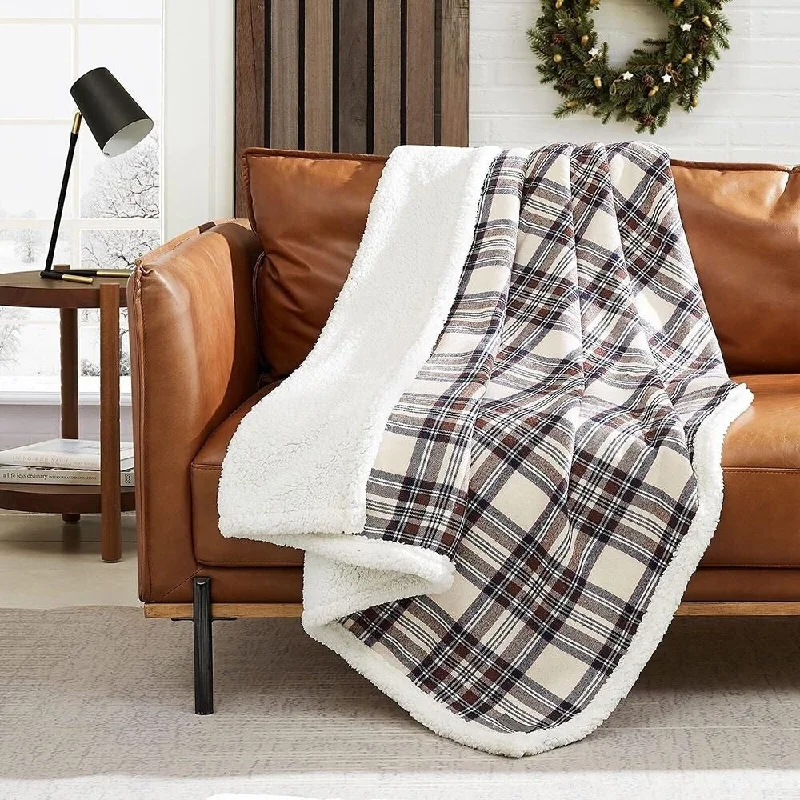 Cotton blankets for breathability and a lightweight feelCotton blankets for breathability and a lightweight feel60" x 50" Throw Blanket, Reversible Sherpa Fleece Bedding Beige Cotton blankets for breathability and a lightweight feelCotton blankets for breathability and a lightweight feel60" x 50" Throw Blanket, Reversible Sherpa Fleece Bedding Beige