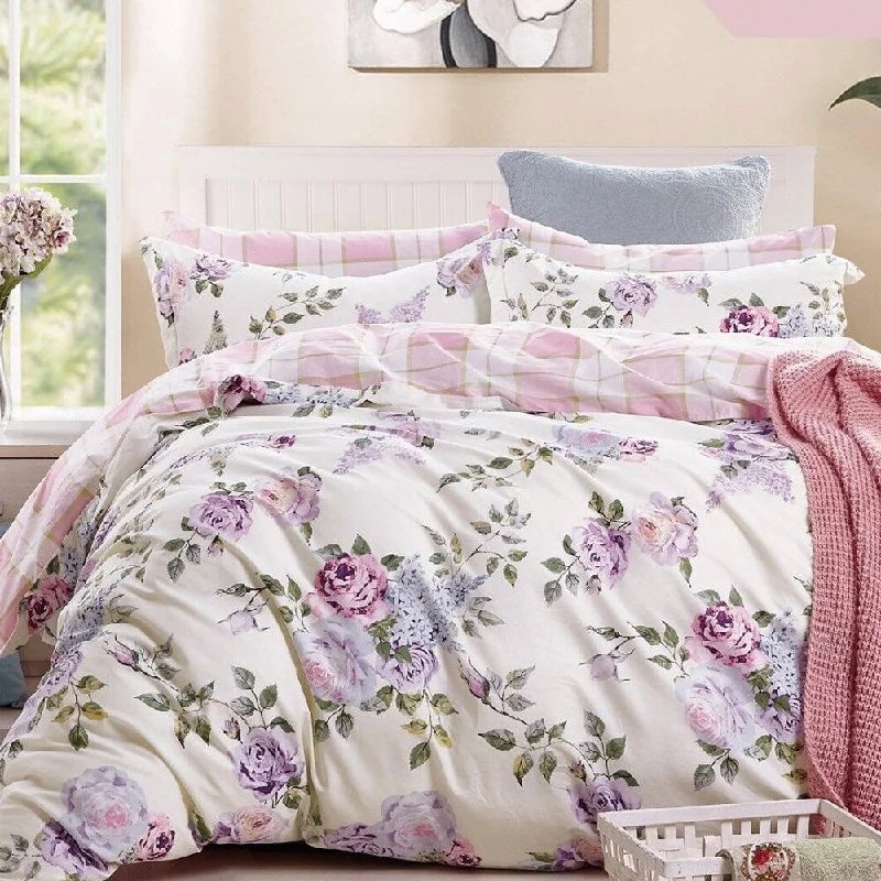Linen blankets with a rustic and textured lookLinen blankets with a rustic and textured look5pc Queen Rose Cotton Bedding Set Duvet Cover Pink-Purple Linen blankets with a rustic and textured lookLinen blankets with a rustic and textured look5pc Queen Rose Cotton Bedding Set Duvet Cover Pink-Purple
