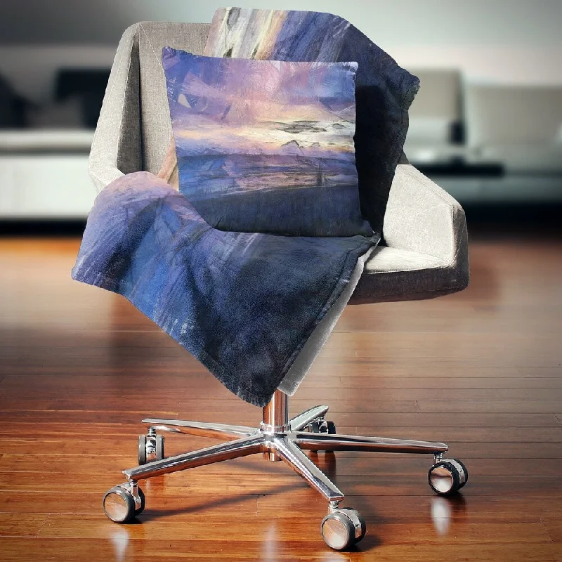 Silk blankets with a smooth and elegant touchSilk blankets with a smooth and elegant touchDesignart 'Sunset over Blue Sea Watercolor' Landscape Fleece Throw Blanket Silk blankets with a smooth and elegant touchSilk blankets with a smooth and elegant touchDesignart 'Sunset over Blue Sea Watercolor' Landscape Fleece Throw Blanket