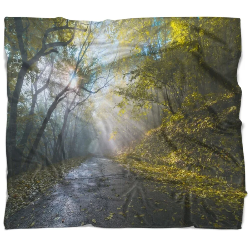 Mohair blankets with a unique sheen and softnessMohair blankets with a unique sheen and softnessDesignart 'Road in Autumn Forest at Sunset' Landscape Fleece Throw Blanket Mohair blankets with a unique sheen and softnessMohair blankets with a unique sheen and softnessDesignart 'Road in Autumn Forest at Sunset' Landscape Fleece Throw Blanket