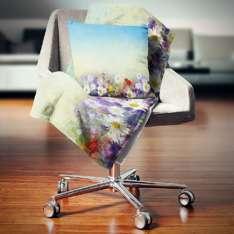 Cotton blankets for breathability and a lightweight feelCotton blankets for breathability and a lightweight feelDesignart 'Soft Flowers in Spring Background' Floral Throw Blanket Cotton blankets for breathability and a lightweight feelCotton blankets for breathability and a lightweight feelDesignart 'Soft Flowers in Spring Background' Floral Throw Blanket