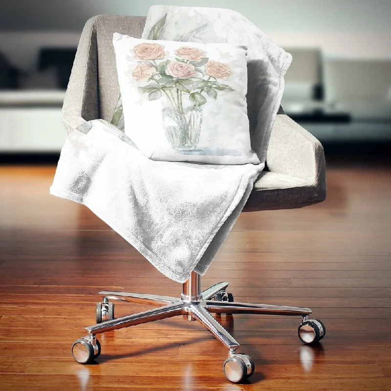 Cotton blankets for breathability and a lightweight feelCotton blankets for breathability and a lightweight feelDesignart 'Pink Roses Bunch in the Vase' Floral Throw Blanket Cotton blankets for breathability and a lightweight feelCotton blankets for breathability and a lightweight feelDesignart 'Pink Roses Bunch in the Vase' Floral Throw Blanket