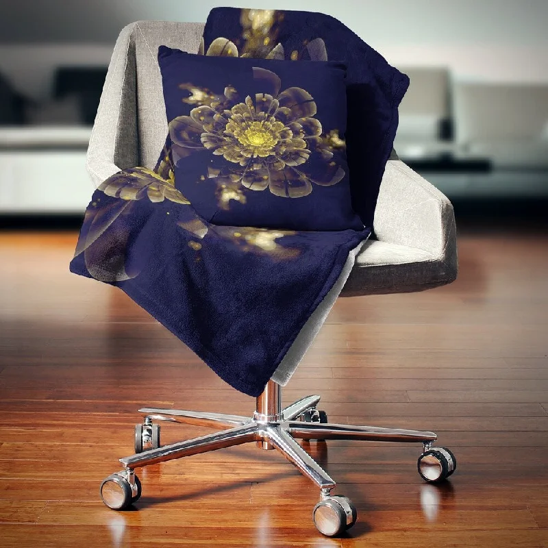 King - size blankets to cover large beds comfortablyKing - size blankets to cover large beds comfortablyDesignart 'Golden Fractal Flower' Abstract Throw Blanket King - size blankets to cover large beds comfortablyKing - size blankets to cover large beds comfortablyDesignart 'Golden Fractal Flower' Abstract Throw Blanket