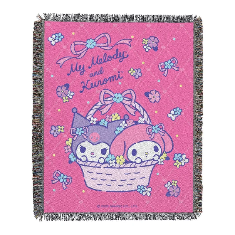 Rayon from bamboo blankets for a silky and breathable feelRayon from bamboo blankets for a silky and breathable feelMy Melody Flower Basket Fun Woven Tapestry Throw Rayon from bamboo blankets for a silky and breathable feelRayon from bamboo blankets for a silky and breathable feelMy Melody Flower Basket Fun Woven Tapestry Throw