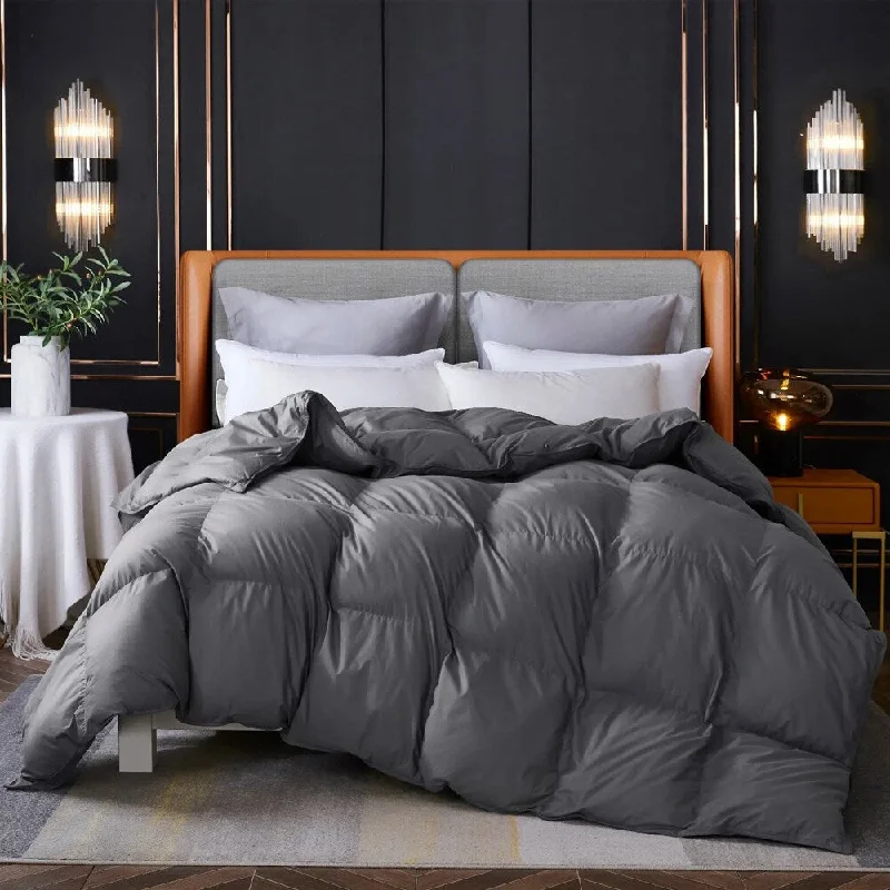 Recycled polyester blankets for an eco - conscious optionRecycled polyester blankets for an eco - conscious optionQueen Size Soft Warm Duvet Comforter Set Grey Solid