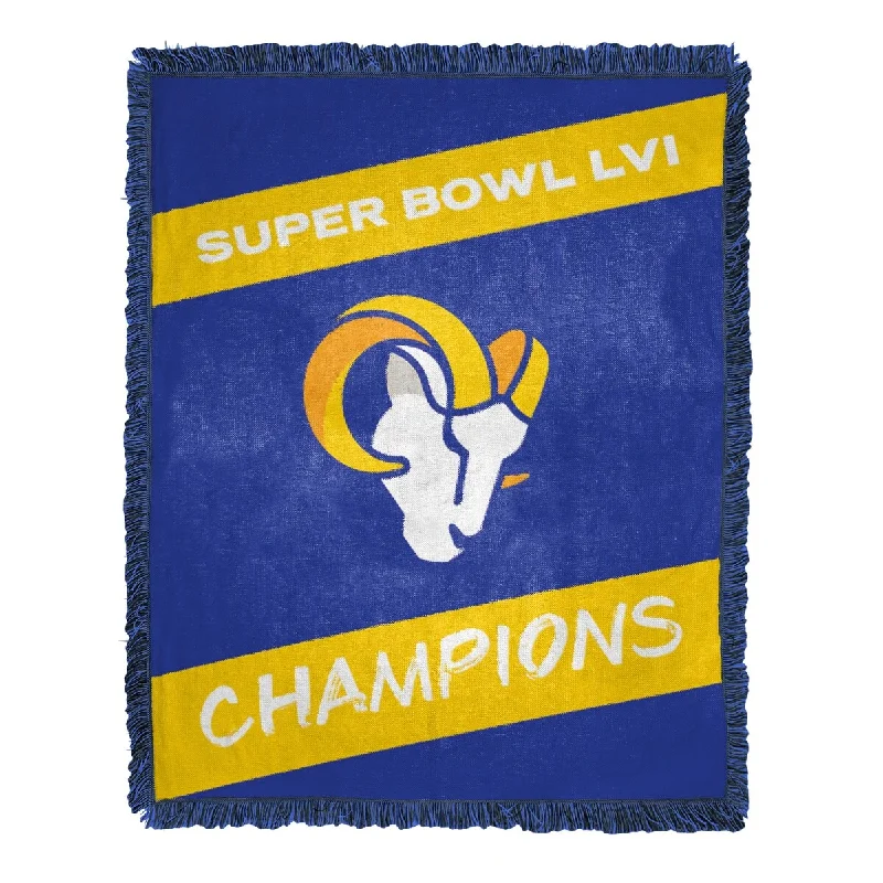Alpaca wool blankets for a hypoallergenic and warm optionAlpaca wool blankets for a hypoallergenic and warm optionNFL Los Angeles Rams Super Bowl LVI Champions Woven Jacquard Throw Blanket, 46" x 60"