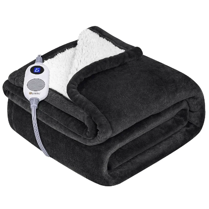 Bamboo fiber blankets with natural antibacterial propertiesBamboo fiber blankets with natural antibacterial propertiesWarmrest Electric Throw Blanket Heated Blanket