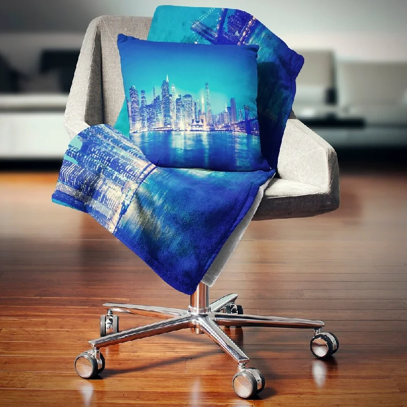 Wool blankets with natural warmth and insulationWool blankets with natural warmth and insulationDesignart 'Blue New York City at Night Panorama' Cityscape Throw Blanket Wool blankets with natural warmth and insulationWool blankets with natural warmth and insulationDesignart 'Blue New York City at Night Panorama' Cityscape Throw Blanket