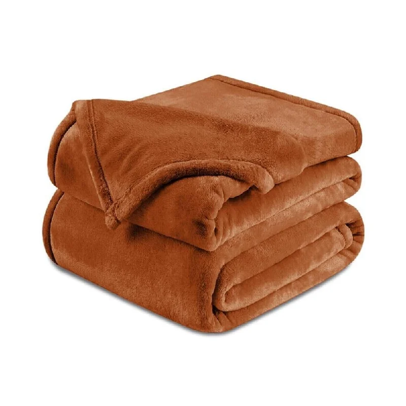 Wool blankets with natural warmth and insulationWool blankets with natural warmth and insulation90" x 90" Throws Faux Fur Fleece Blanket Rust