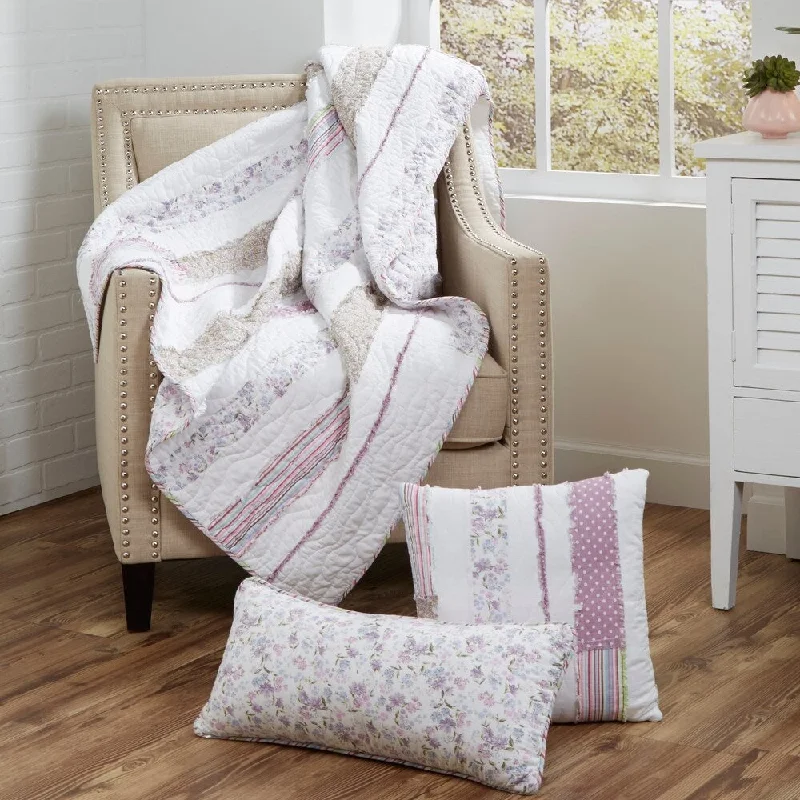 Synthetic fiber blend blankets for a budget - friendly choiceSynthetic fiber blend blankets for a budget - friendly choiceDonna Sharp Lavender Rail Throw