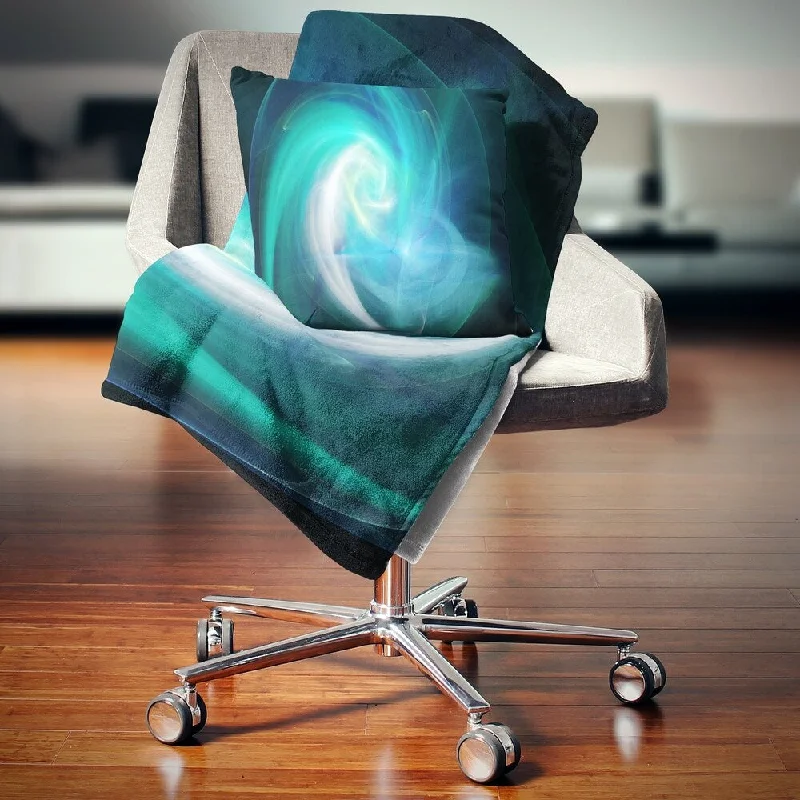 Recycled polyester blankets for an eco - conscious optionRecycled polyester blankets for an eco - conscious optionDesignart 'Blue Fractal Abstract Illustration' Abstract Throw Blanket Recycled polyester blankets for an eco - conscious optionRecycled polyester blankets for an eco - conscious optionDesignart 'Blue Fractal Abstract Illustration' Abstract Throw Blanket