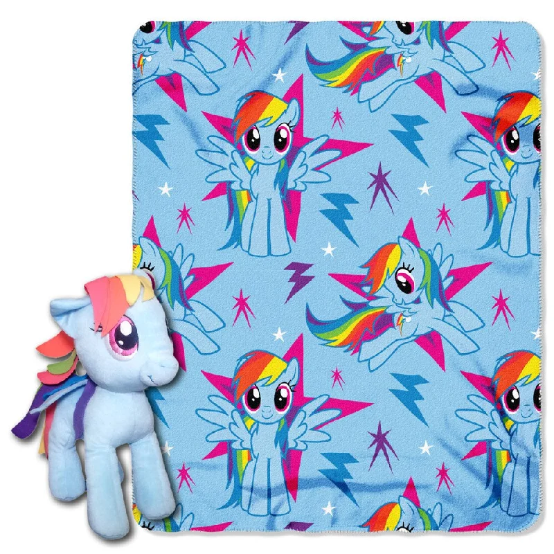 Linen blankets with a rustic and textured lookLinen blankets with a rustic and textured lookENT 038 My Little Pony Rainbow Dash Throw