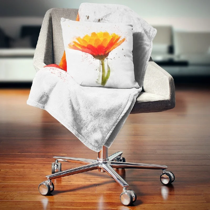 Queen - size blankets for standard - sized bedsQueen - size blankets for standard - sized bedsDesignart 'Yellow Watercolor Coreopsis Flower' Floral Throw Blanket Queen - size blankets for standard - sized bedsQueen - size blankets for standard - sized bedsDesignart 'Yellow Watercolor Coreopsis Flower' Floral Throw Blanket