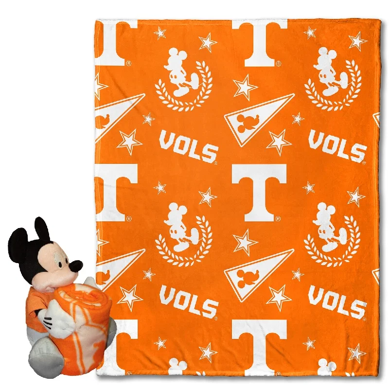 Chenille blankets with a thick and fuzzy textureChenille blankets with a thick and fuzzy textureCOL - COB 312 Tennessee Pennant Mickey Hugger Pillow & Silk Touch Throw Set Chenille blankets with a thick and fuzzy textureChenille blankets with a thick and fuzzy textureCOL - COB 312 Tennessee Pennant Mickey Hugger Pillow & Silk Touch Throw Set