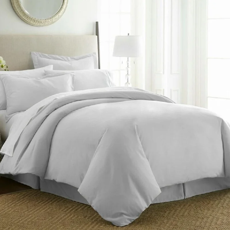 Synthetic fiber blend blankets for a budget - friendly choiceSynthetic fiber blend blankets for a budget - friendly choice3pc Twin/TwinXL Duvet Cover Set Ultra Soft Light Grey