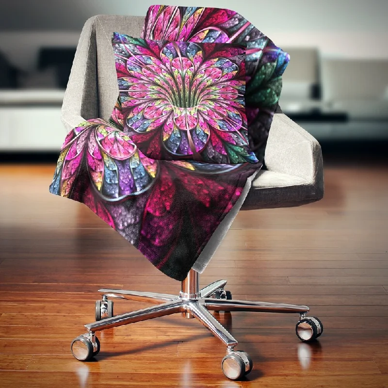 Recycled polyester blankets for an eco - conscious optionRecycled polyester blankets for an eco - conscious optionDesignart 'Pink Blue Colorful Flower' Floral Throw Blanket Recycled polyester blankets for an eco - conscious optionRecycled polyester blankets for an eco - conscious optionDesignart 'Pink Blue Colorful Flower' Floral Throw Blanket