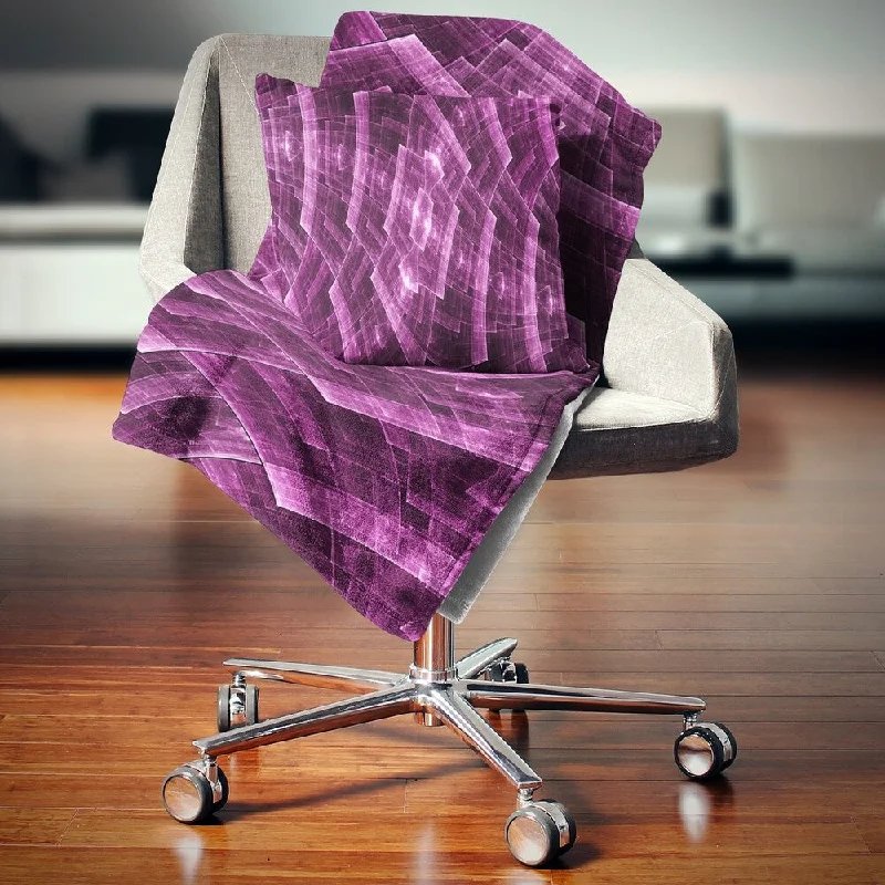 Chenille blankets with a thick and fuzzy textureChenille blankets with a thick and fuzzy textureDesignart 'Purple Metal Protective Grids' Abstract Throw Blanket Chenille blankets with a thick and fuzzy textureChenille blankets with a thick and fuzzy textureDesignart 'Purple Metal Protective Grids' Abstract Throw Blanket