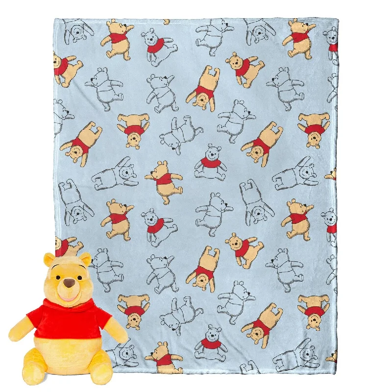 Synthetic fiber blend blankets for a budget - friendly choiceSynthetic fiber blend blankets for a budget - friendly choicePooh Favorite Bear Silk Tch WHugger