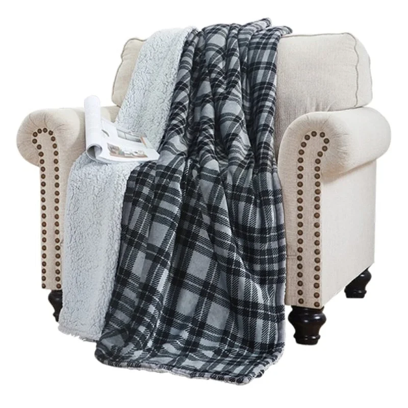 Railroad Plaid Grey