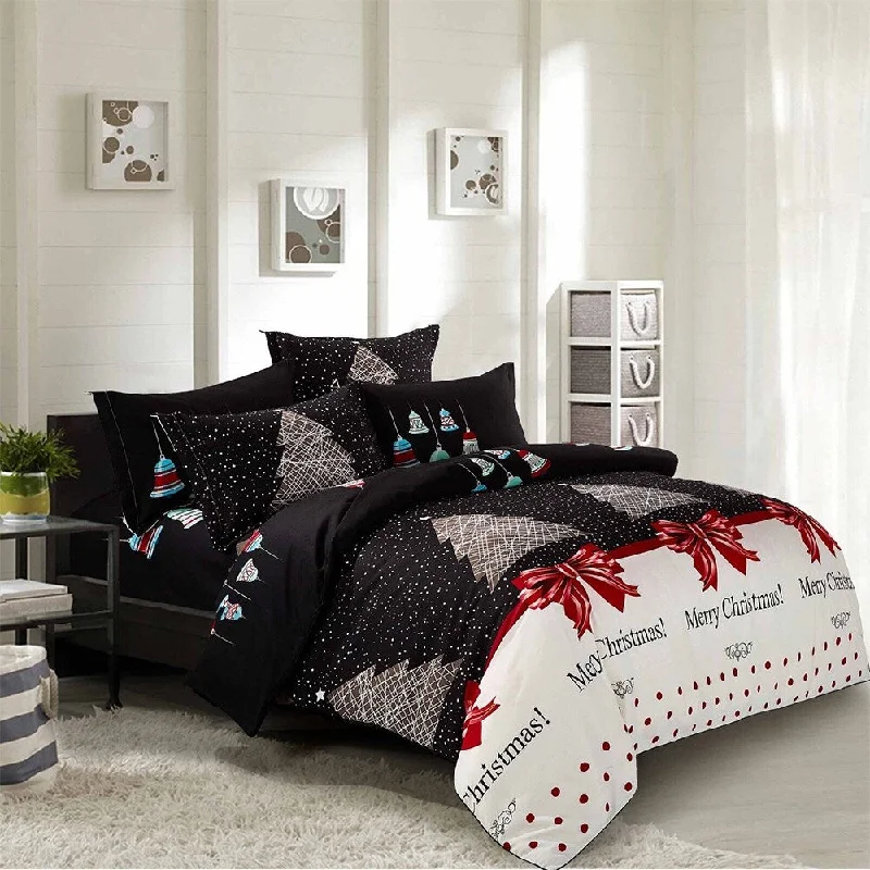 Rayon from bamboo blankets for a silky and breathable feelRayon from bamboo blankets for a silky and breathable feel3pc California King Size Christmas Duvet Cover Set Black Rayon from bamboo blankets for a silky and breathable feelRayon from bamboo blankets for a silky and breathable feel3pc California King Size Christmas Duvet Cover Set Black