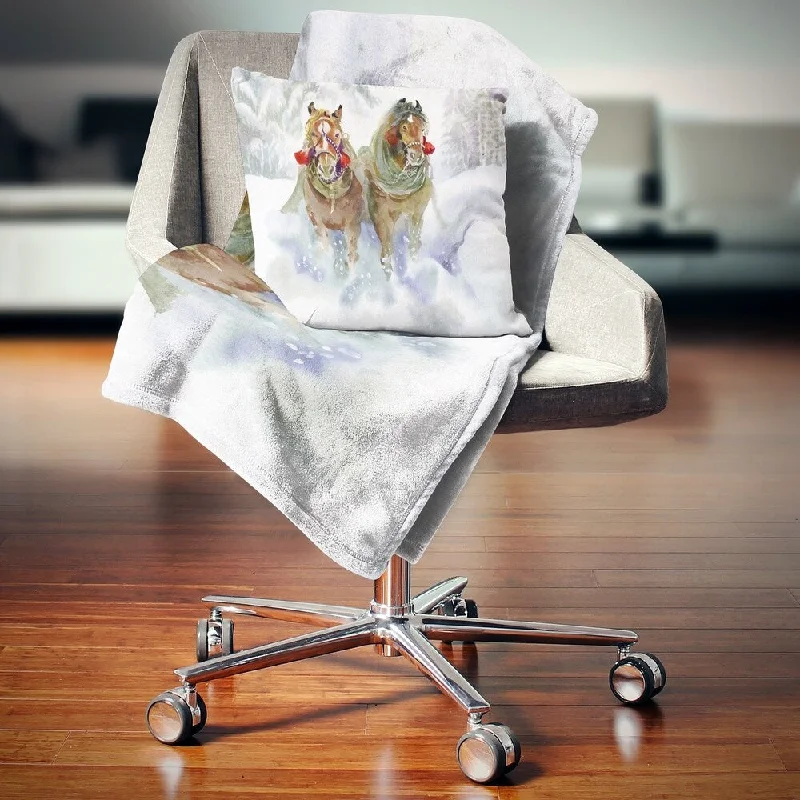 Mohair blankets with a unique sheen and softnessMohair blankets with a unique sheen and softnessDesignart 'Horses Running in Winter' Animal Throw Blanket Mohair blankets with a unique sheen and softnessMohair blankets with a unique sheen and softnessDesignart 'Horses Running in Winter' Animal Throw Blanket