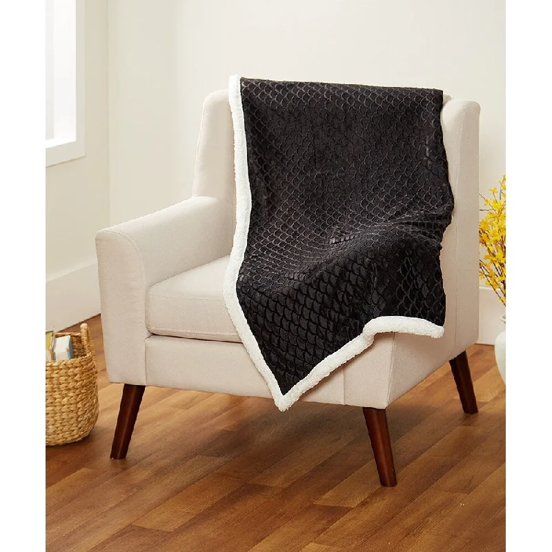 Acrylic blankets for a soft and affordable alternativeAcrylic blankets for a soft and affordable alternativeBlack Mermaid Sherpa Throw