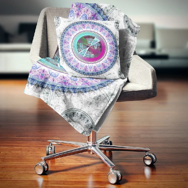 Silk blankets with a smooth and elegant touchSilk blankets with a smooth and elegant touchDesignart 'Large Rounded Symmetrical Flower Blue' Abstract Throw Blanket Silk blankets with a smooth and elegant touchSilk blankets with a smooth and elegant touchDesignart 'Large Rounded Symmetrical Flower Blue' Abstract Throw Blanket
