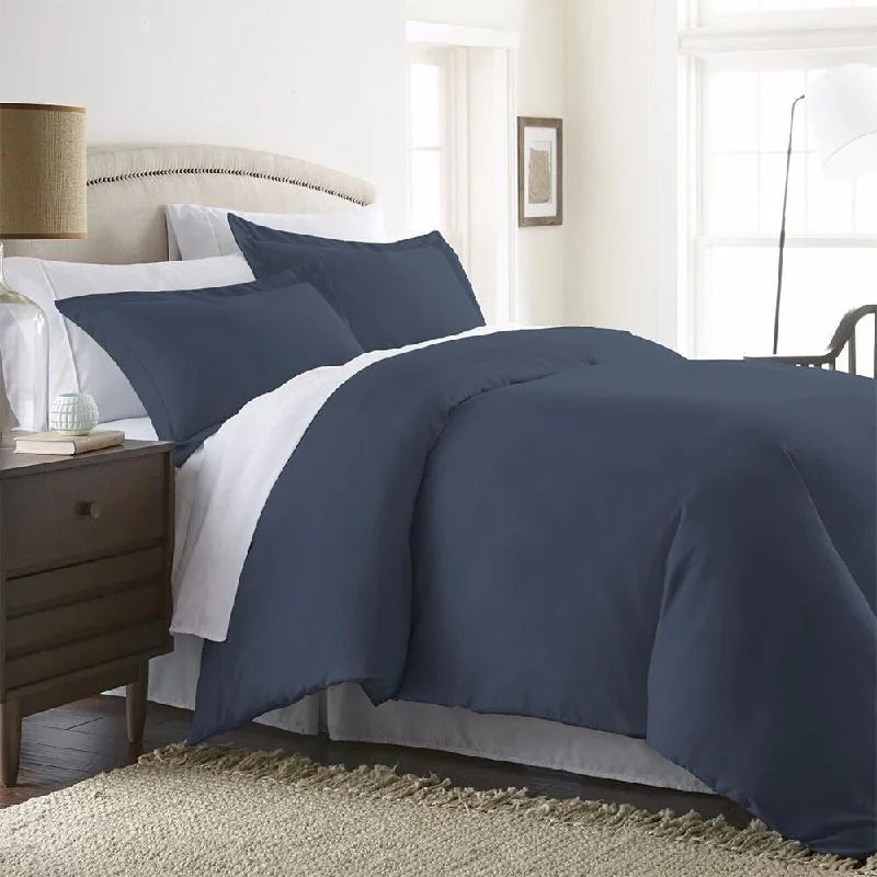Synthetic fiber blend blankets for a budget - friendly choiceSynthetic fiber blend blankets for a budget - friendly choice3pc King/Cal King Premium Duvet Cover Set Navy