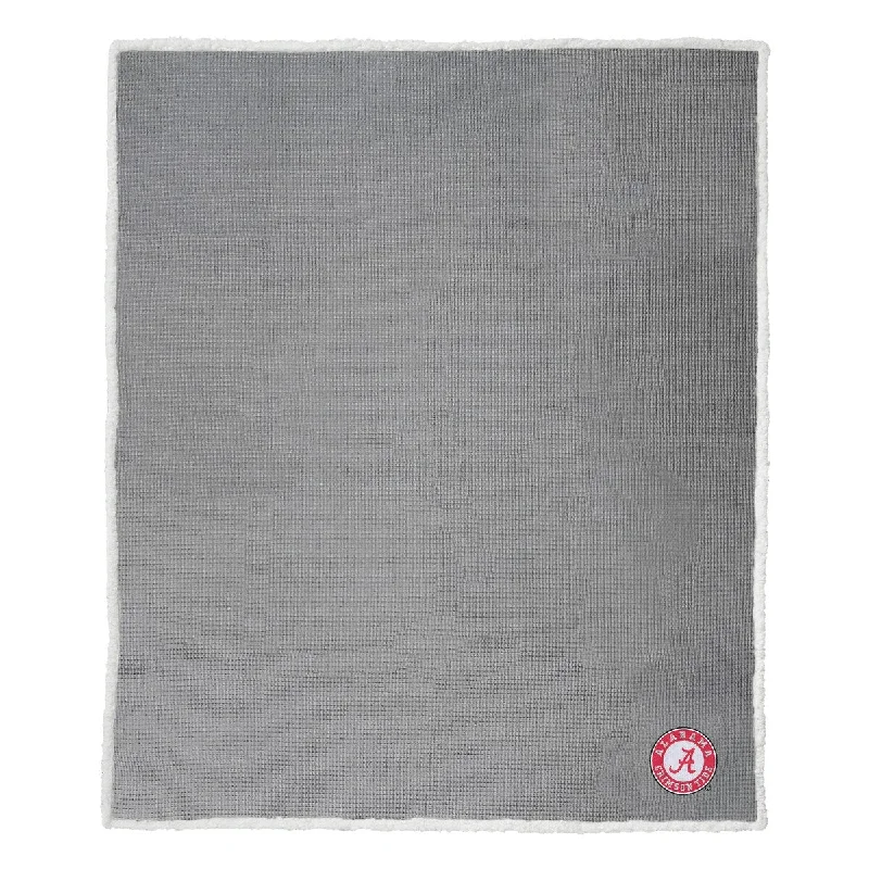 Alpaca wool blankets for a hypoallergenic and warm optionAlpaca wool blankets for a hypoallergenic and warm optionAlabama Subtle Waffle Sherpa Throw