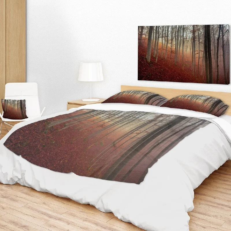 Mohair blankets with a unique sheen and softnessMohair blankets with a unique sheen and softnessDesignart 'Foggy Day in Enchanted Forest' Landscape Fleece Throw Blanket