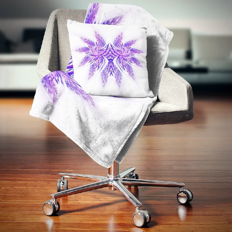 Silk blankets with a smooth and elegant touchSilk blankets with a smooth and elegant touchDesignart 'Bright Purple Unique Fractal Flower' Abstract Throw Blanket Silk blankets with a smooth and elegant touchSilk blankets with a smooth and elegant touchDesignart 'Bright Purple Unique Fractal Flower' Abstract Throw Blanket