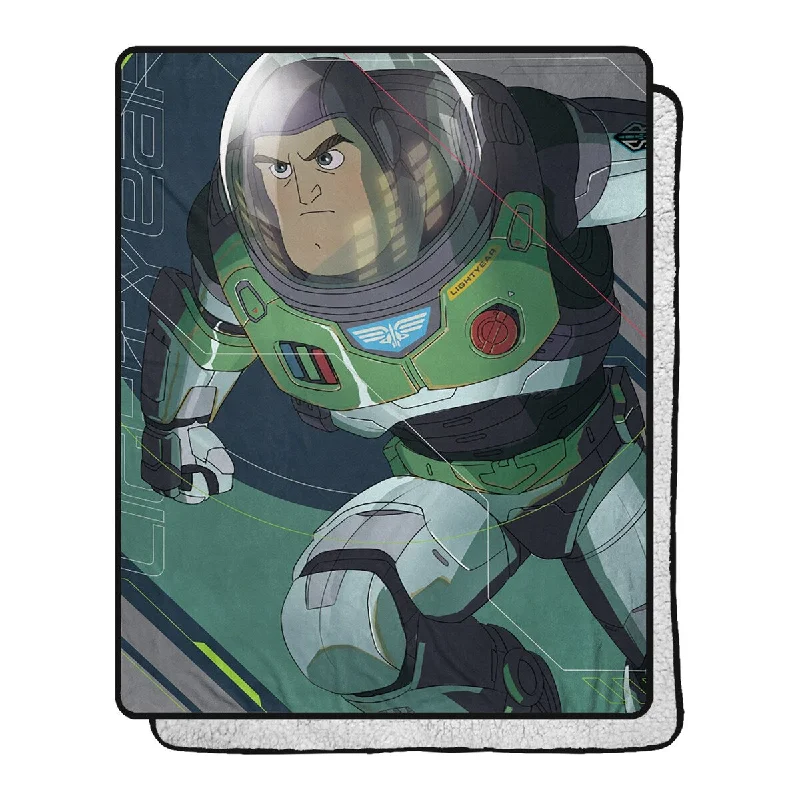 Silk blankets with a smooth and elegant touchSilk blankets with a smooth and elegant touchLightyear Brave Buzz Silk Touch Sherpa Blanket