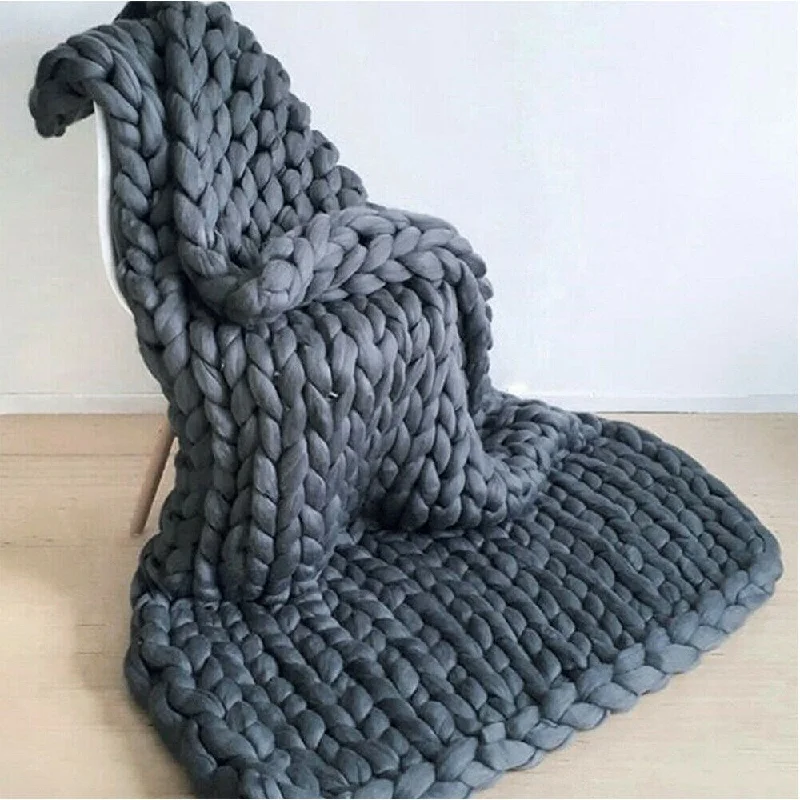 Linen blankets with a rustic and textured lookLinen blankets with a rustic and textured lookThick Winter Large Chunky Knit Handmade Warm Twin Dark Gray Linen blankets with a rustic and textured lookLinen blankets with a rustic and textured lookThick Winter Large Chunky Knit Handmade Warm Twin Dark Gray