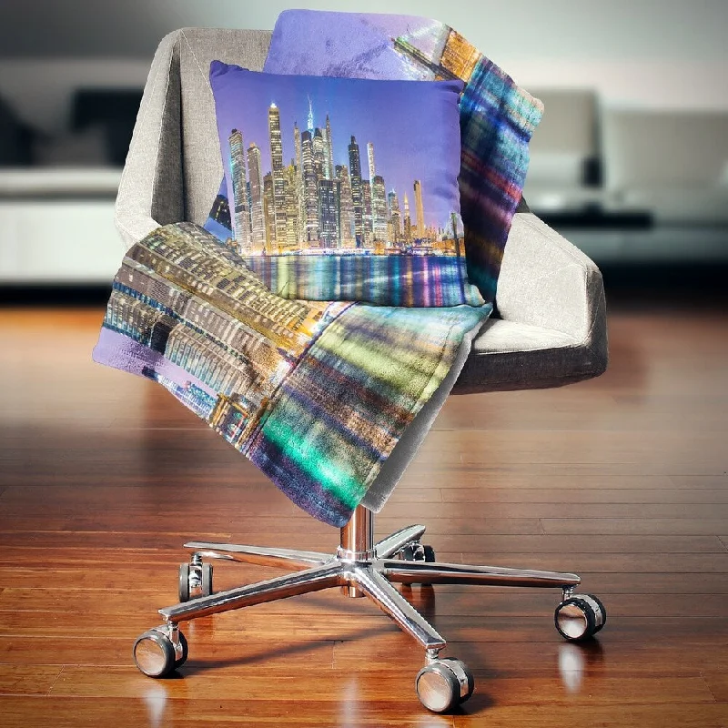 Wool blankets with natural warmth and insulationWool blankets with natural warmth and insulationDesignart 'New York Cityscape Panorama' Photography Landscape Fleece Throw Blanket