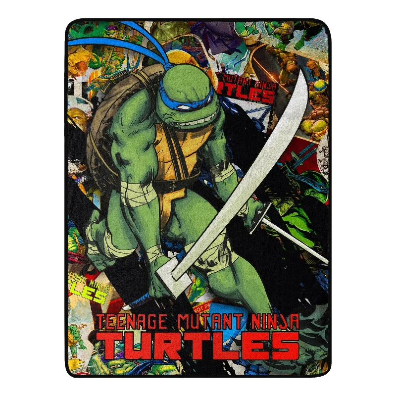 Recycled polyester blankets for an eco - conscious optionRecycled polyester blankets for an eco - conscious optionTeenage Mutant Ninja Turtles Leader Leo Micro Raschel Throw