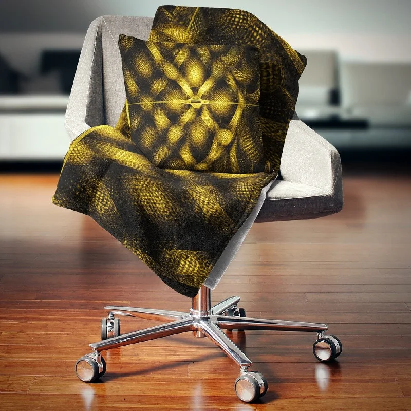 Linen blankets with a rustic and textured lookLinen blankets with a rustic and textured lookDesignart 'Golden Fractal Watercolor Pattern' Abstract Throw Blanket Linen blankets with a rustic and textured lookLinen blankets with a rustic and textured lookDesignart 'Golden Fractal Watercolor Pattern' Abstract Throw Blanket