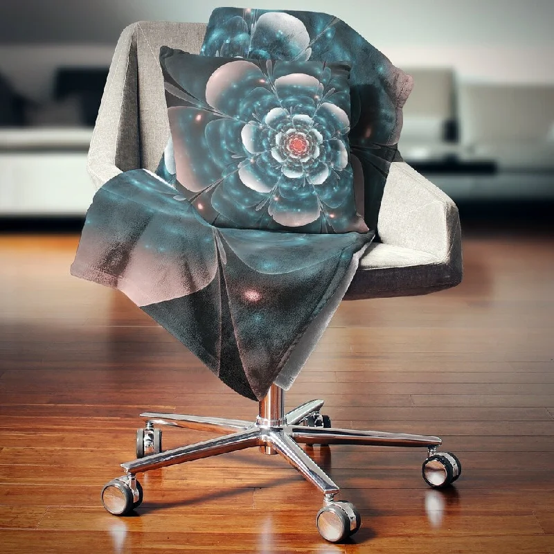 Microfiber blankets that are durable and easy to care forMicrofiber blankets that are durable and easy to care forDesignart 'Full Bloom Blue Fractal Flower' Floral Throw Blanket