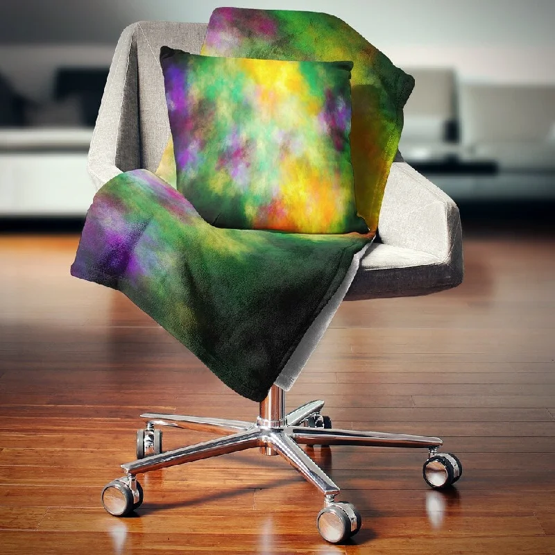 Rayon from bamboo blankets for a silky and breathable feelRayon from bamboo blankets for a silky and breathable feelDesignart 'Colorful Sky with Blur Stars' Abstract Throw Blanket Rayon from bamboo blankets for a silky and breathable feelRayon from bamboo blankets for a silky and breathable feelDesignart 'Colorful Sky with Blur Stars' Abstract Throw Blanket