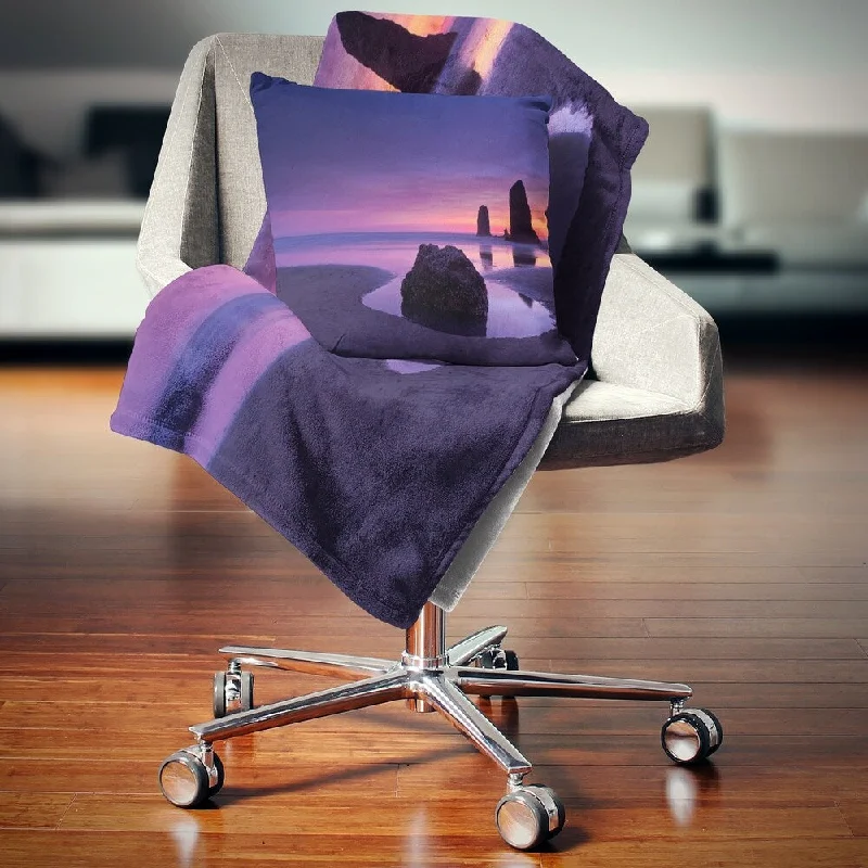 Cashmere blankets for ultimate softness and luxuryCashmere blankets for ultimate softness and luxuryDesignart 'Purple Haystack Rock' Seascape Throw Blanket Cashmere blankets for ultimate softness and luxuryCashmere blankets for ultimate softness and luxuryDesignart 'Purple Haystack Rock' Seascape Throw Blanket