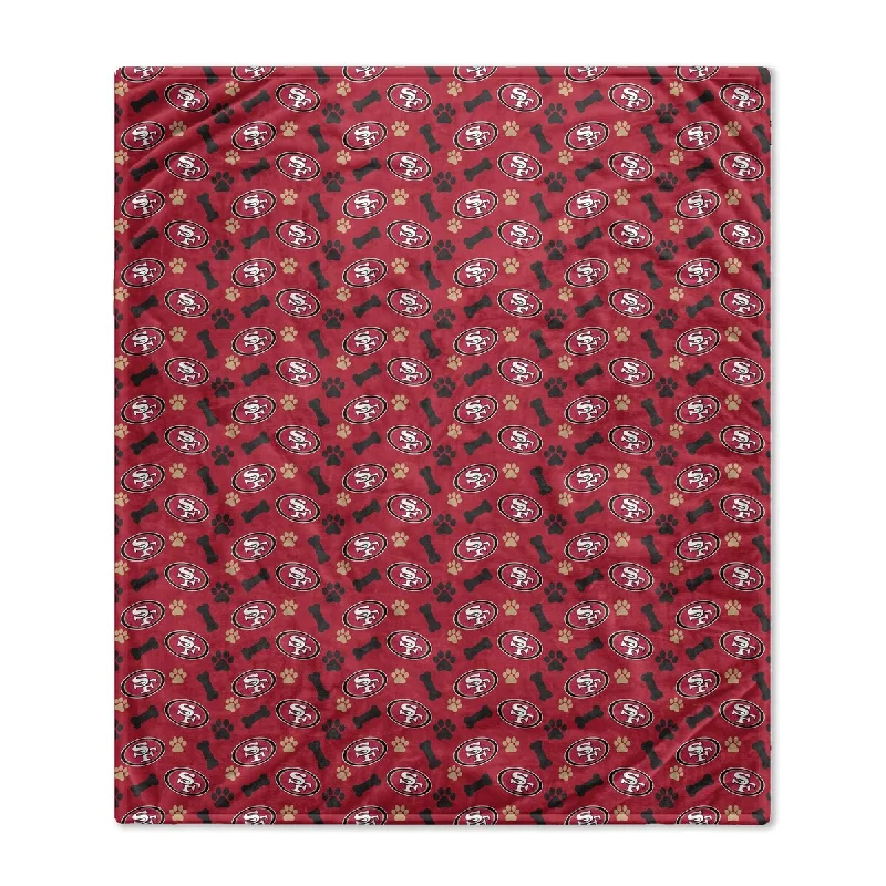Queen - size blankets for standard - sized bedsQueen - size blankets for standard - sized bedsNFL San Francisco 49ers - Bones Repeat Pet Blanket