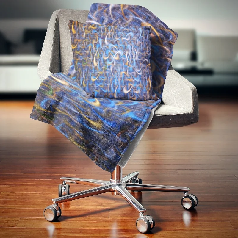 Synthetic fiber blend blankets for a budget - friendly choiceSynthetic fiber blend blankets for a budget - friendly choiceDesignart 'Blue Golden Watercolor Fractal Art' Abstract Throw Blanket Synthetic fiber blend blankets for a budget - friendly choiceSynthetic fiber blend blankets for a budget - friendly choiceDesignart 'Blue Golden Watercolor Fractal Art' Abstract Throw Blanket
