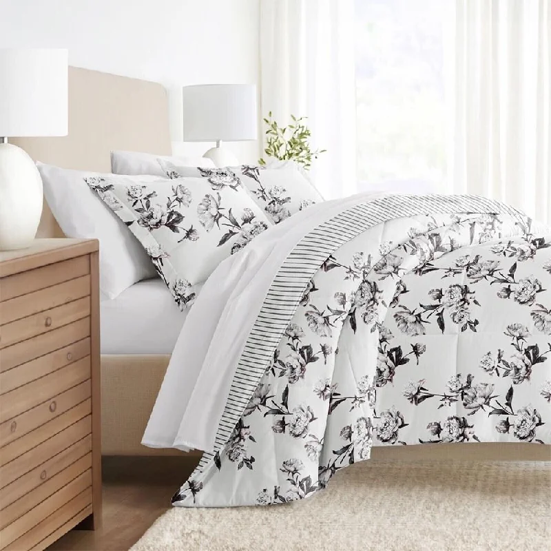 Recycled polyester blankets for an eco - conscious optionRecycled polyester blankets for an eco - conscious optionTwin/TwinXL Floral Patterned Reversible Comforter Set Grey Recycled polyester blankets for an eco - conscious optionRecycled polyester blankets for an eco - conscious optionTwin/TwinXL Floral Patterned Reversible Comforter Set Grey