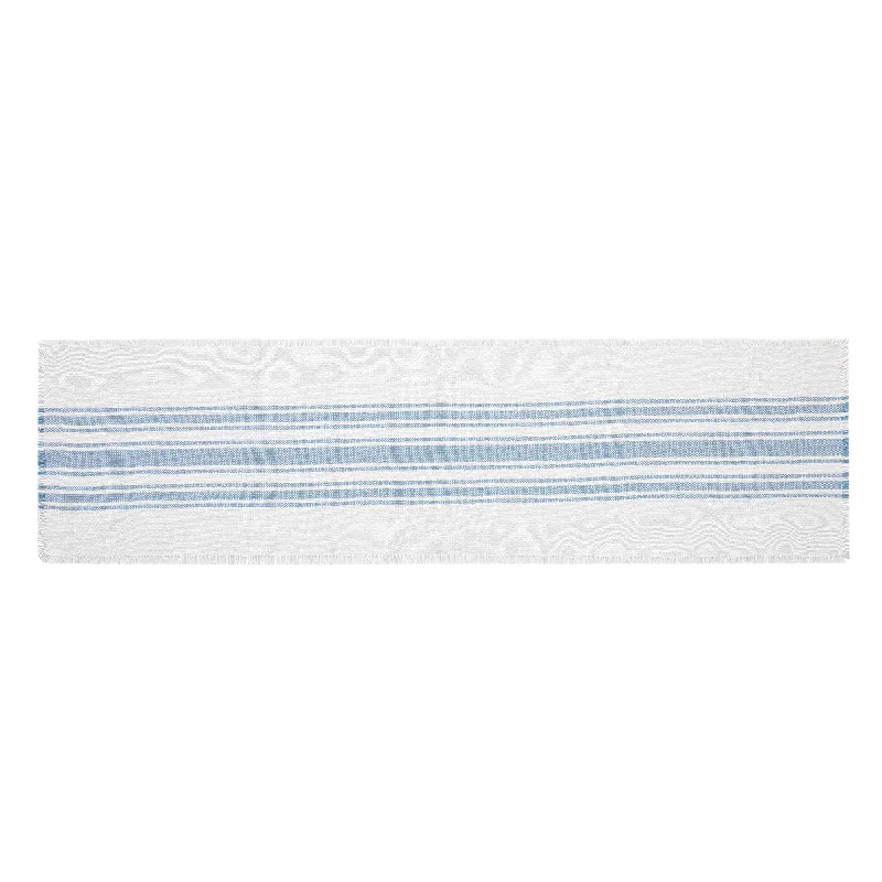 Bed skirts with a shabby - chic styleAntique White Stripe Blue Indoor/Outdoor Runner 12x48 Bed skirts with a shabby - chic styleAntique White Stripe Blue Indoor/Outdoor Runner 12x48