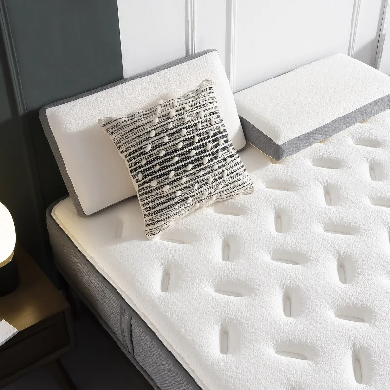 Natural latex and organic cotton blend mattressesKing Mattress,10 Inch Hybrid Tight top Mattress, Memory Foam Pocket Spring Mattress Natural latex and organic cotton blend mattressesKing Mattress,10 Inch Hybrid Tight top Mattress, Memory Foam Pocket Spring Mattress
