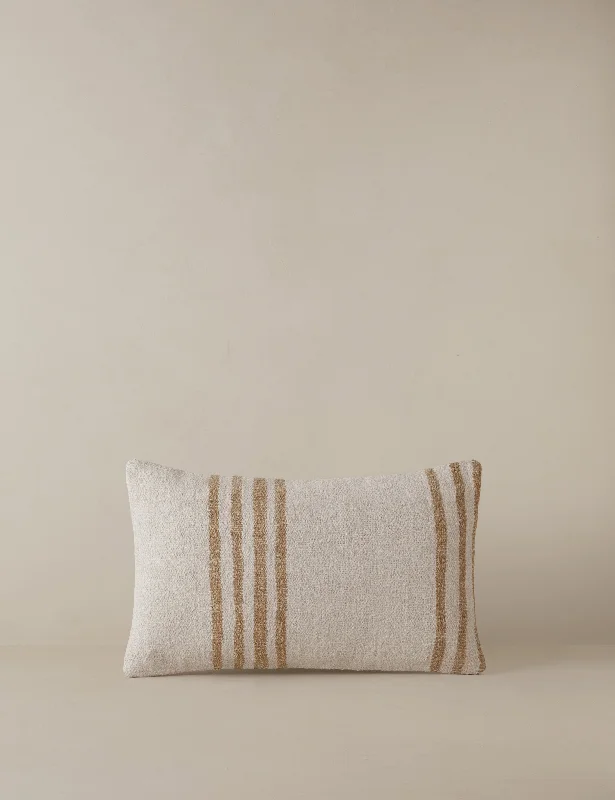 Decorative Pillows for Living Room MakeoverVintage Lumbar Pillow No. 3, 12" x 20"