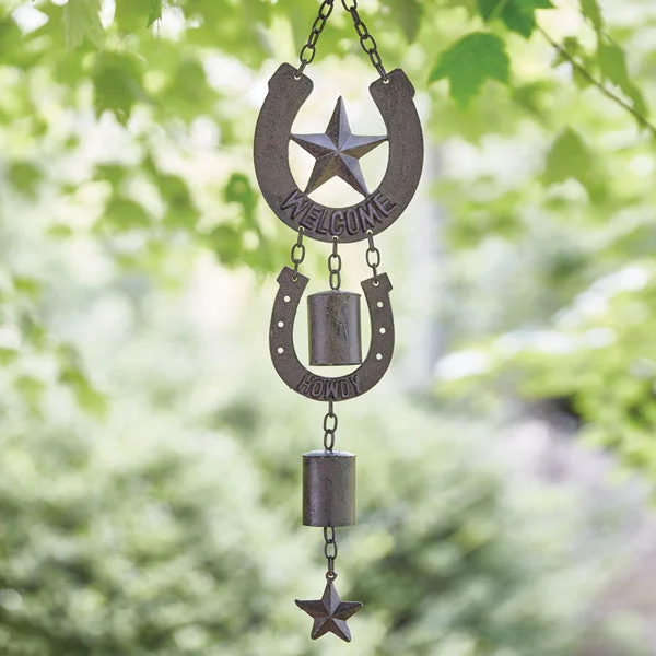 Bed skirts with a nautical themeWestern Horseshoe Chime