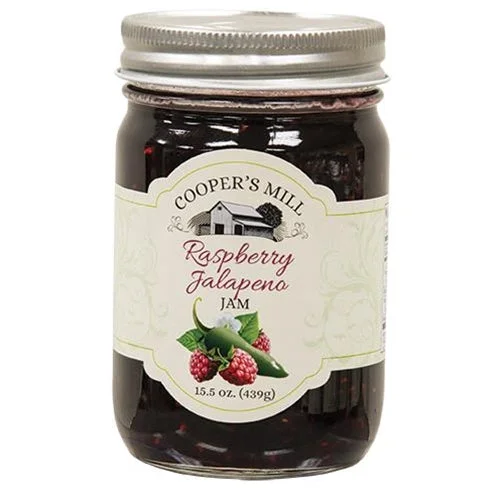 Bed skirts with a ruffled tiered designRaspberry Jalapeno Jam 15.5oz